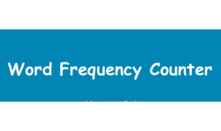Word Frequency Counter